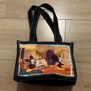 Disney Black and Orange Mickey Mouse Tote